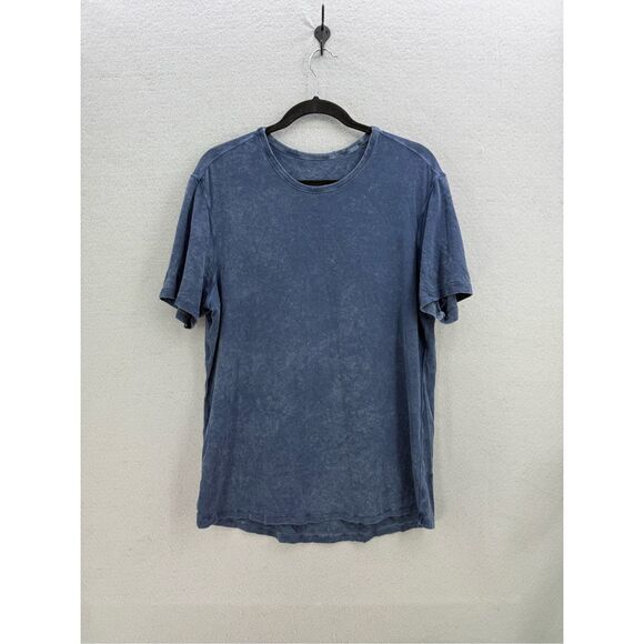 Lululemon 5 Year Basic Tee *Cloudy Wash Navy Size L - Picture 1 of 11